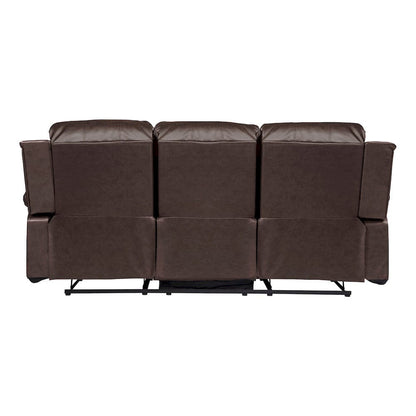 Homelegance  - Cranley Double Reclining Sofa in Brown - 9700BRW-3  view 4