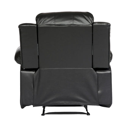 Homelegance  - Cranley Reclining Chair in Black - 9700BLK-1  view 3
