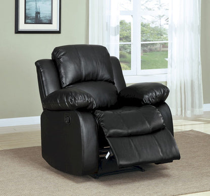 Homelegance  - Cranley Reclining Chair in Black - 9700BLK-1  view 5