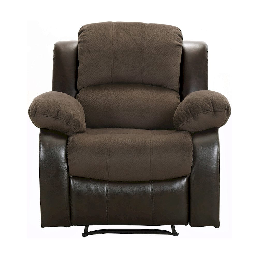 Homelegance  - Cranley Reclining Chair in chocolate - 9700FCP-1  view 1