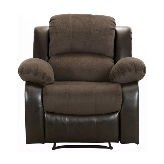 Homelegance  - Cranley Reclining Chair in chocolate - 9700FCP-1  view 1