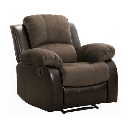 Homelegance  - Cranley Reclining Chair in chocolate - 9700FCP-1  view 2