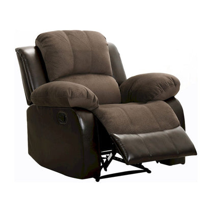 Homelegance  - Cranley Reclining Chair in chocolate - 9700FCP-1  view 4