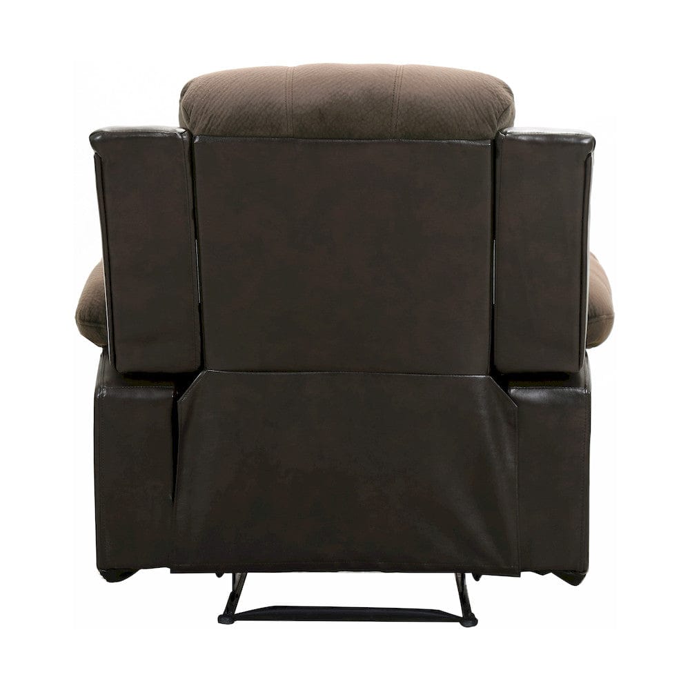 Homelegance  - Cranley Reclining Chair in chocolate - 9700FCP-1  view 6