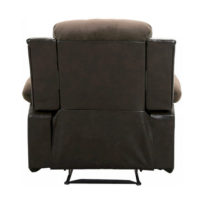 Homelegance  - Cranley Reclining Chair in chocolate - 9700FCP-1  view 6