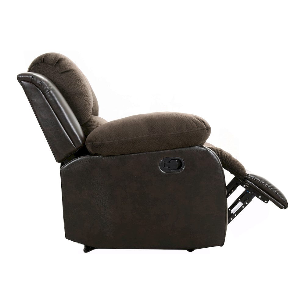 Homelegance  - Cranley Reclining Chair in chocolate - 9700FCP-1  view 7