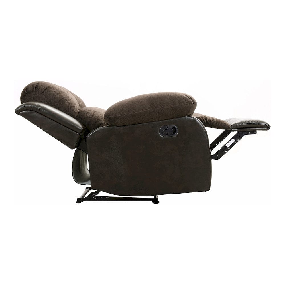 Homelegance  - Cranley Reclining Chair in chocolate - 9700FCP-1  view 8