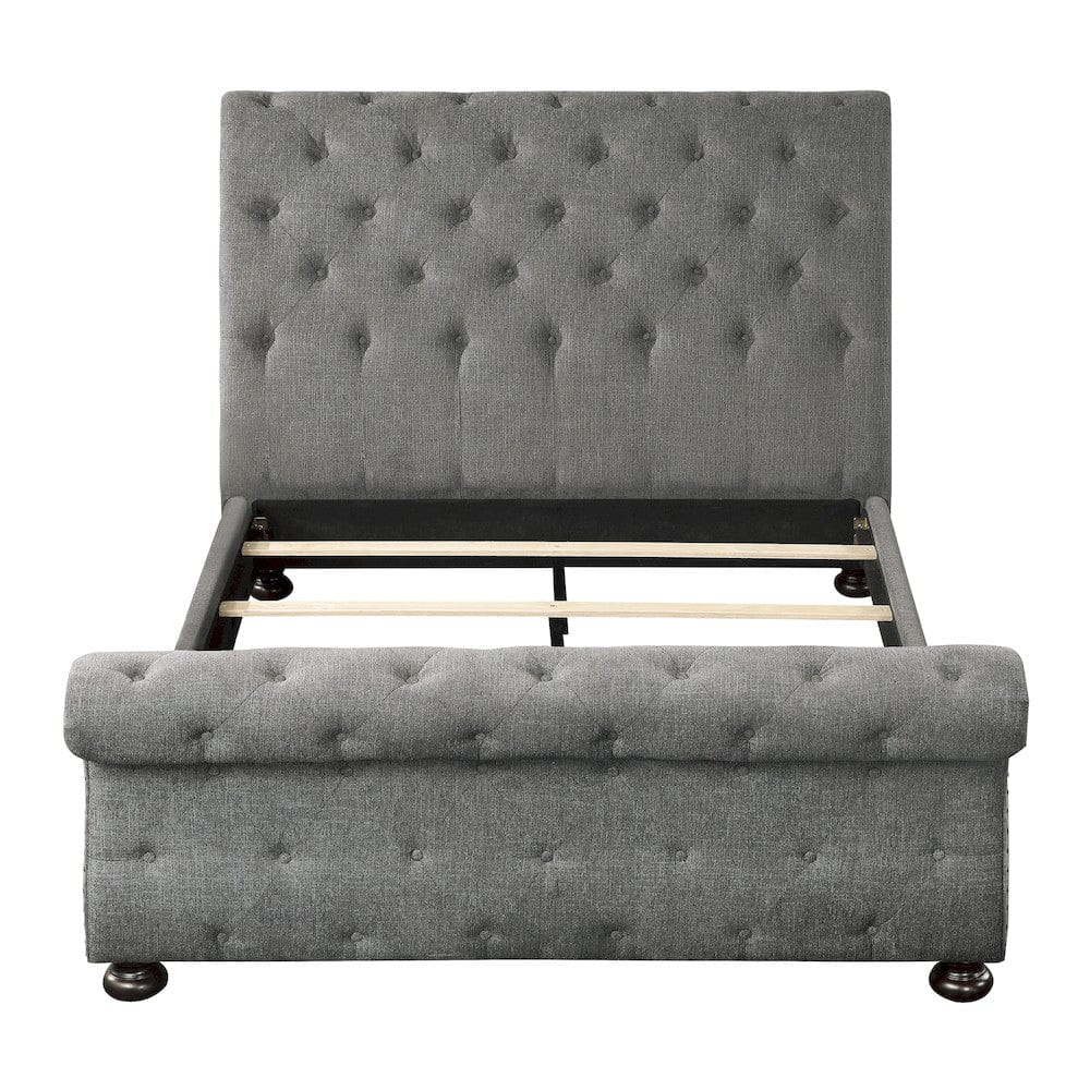 Homelegance  - Crofton Eastern King Bed in Dark gray - 1549GYK-1EKx  view 1