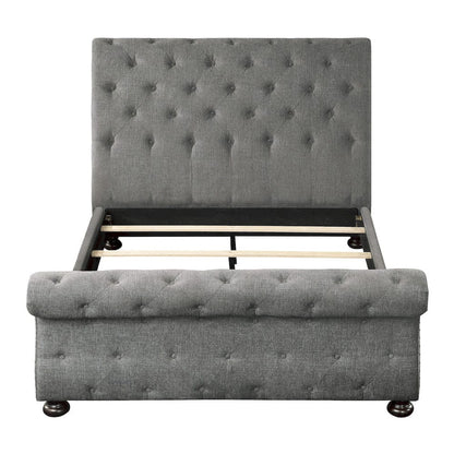Homelegance  - Crofton Eastern King Bed in Dark gray - 1549GYK-1EKx  view 1