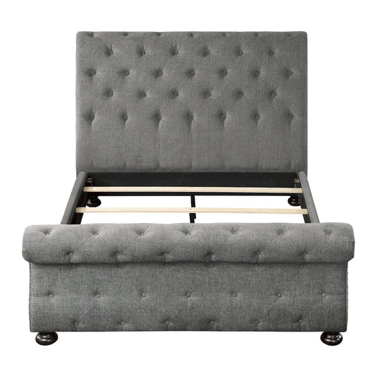 Homelegance  - Crofton Eastern King Bed in Dark gray - 1549GYK-1EKx  view 1