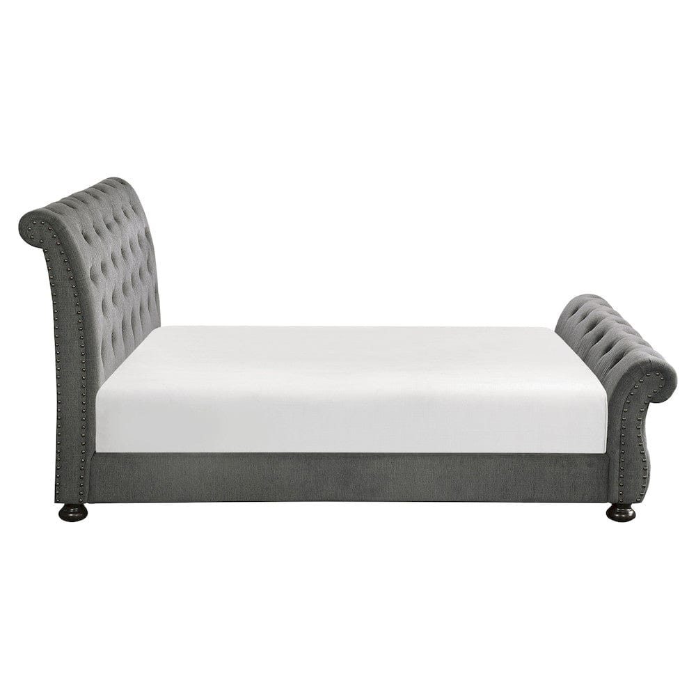 Homelegance  - Crofton Eastern King Bed in Dark gray - 1549GYK-1EKx  view 5