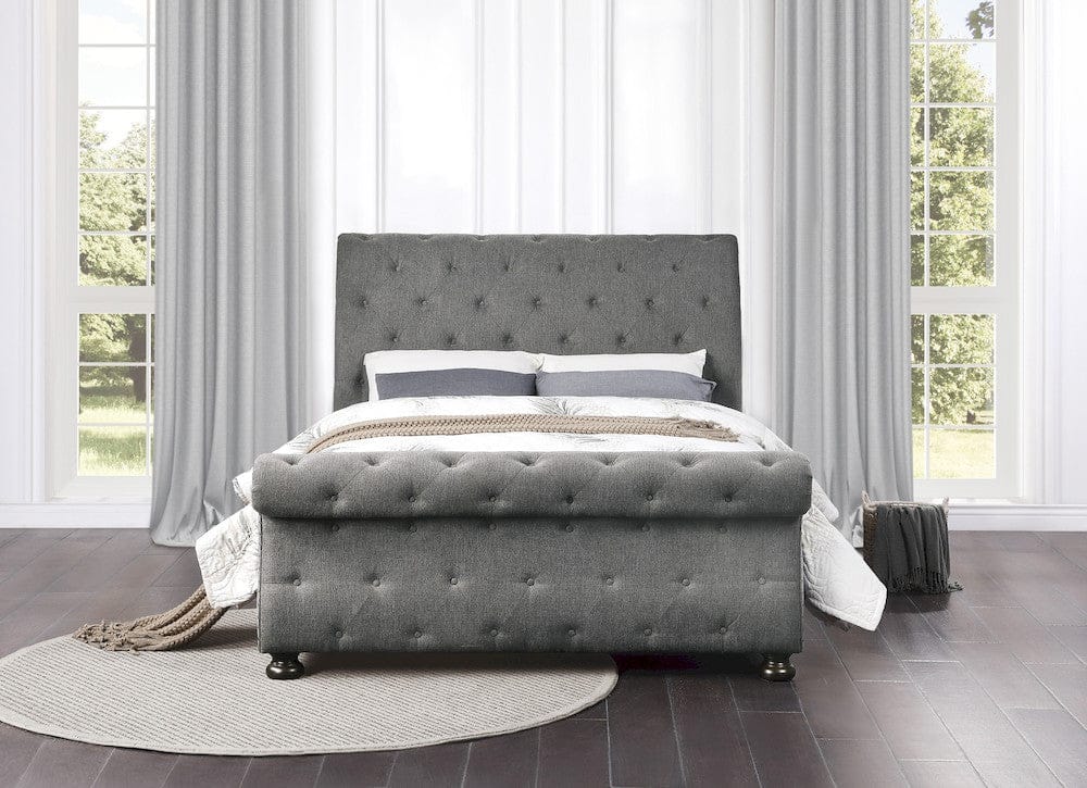 Homelegance  - Crofton Eastern King Bed in Dark gray - 1549GYK-1EKx  view 6