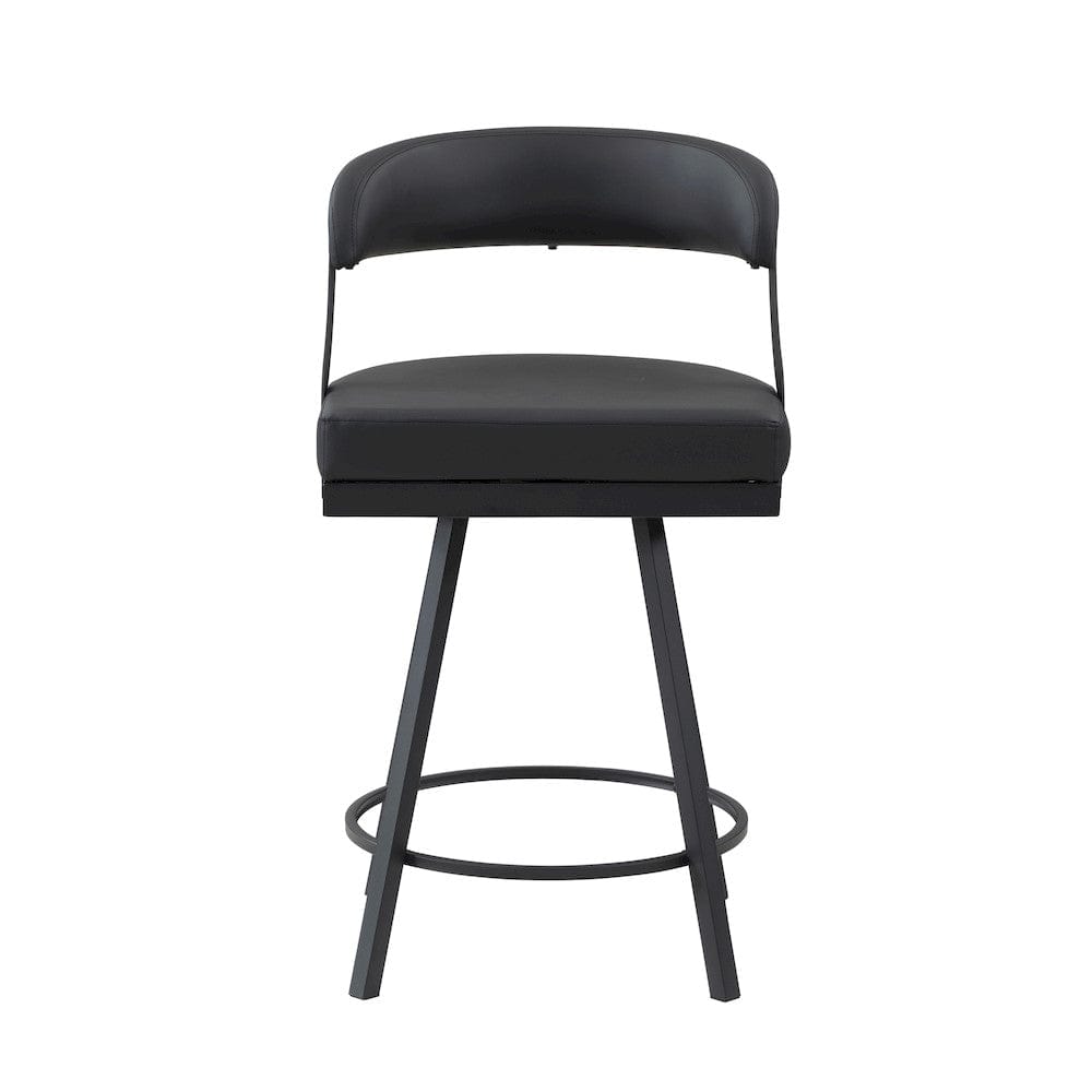 Homelegance  - Crowley Swivel Counter Height Chair in Black - 5565-24BK  view 1