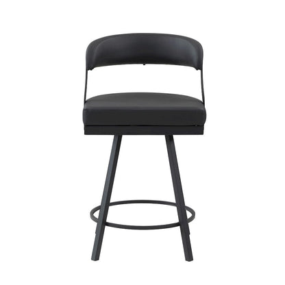 Homelegance  - Crowley Swivel Counter Height Chair in Black - 5565-24BK  view 1