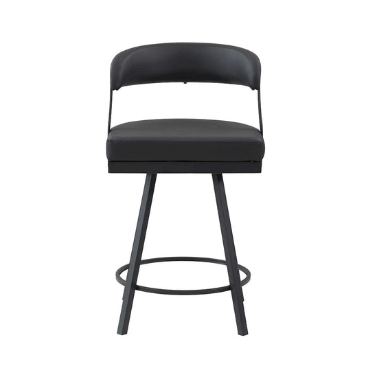 Homelegance  - Crowley Swivel Counter Height Chair in Black - 5565-24BK  view 1