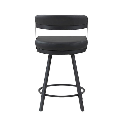 Homelegance  - Crowley Swivel Counter Height Chair in Black - 5565-24BK  view 3