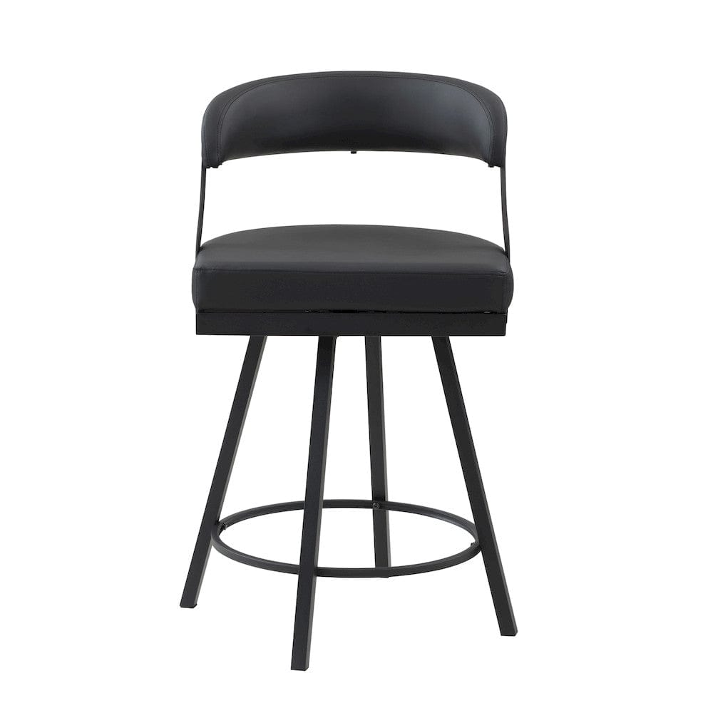 Homelegance  - Crowley Swivel Counter Height Chair in Black - 5565-24BK  view 4