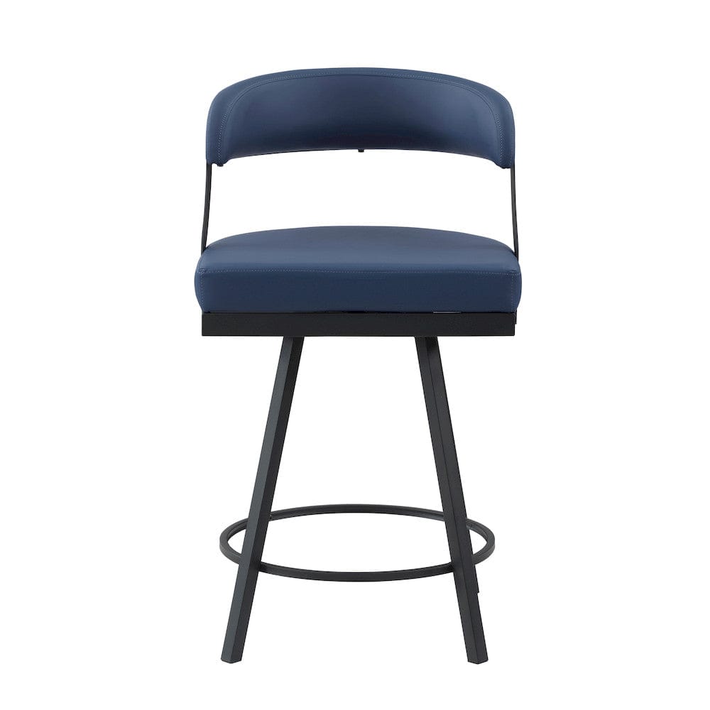 Homelegance  - Crowley Swivel Counter Height Chair in Blue - 5565-24BU  view 1