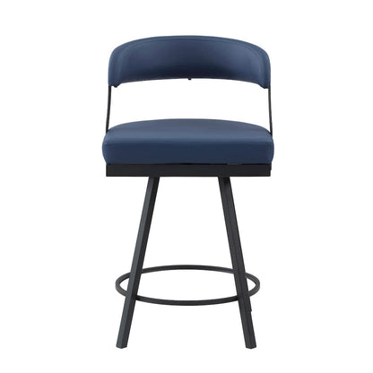 Homelegance  - Crowley Swivel Counter Height Chair in Blue - 5565-24BU  view 1