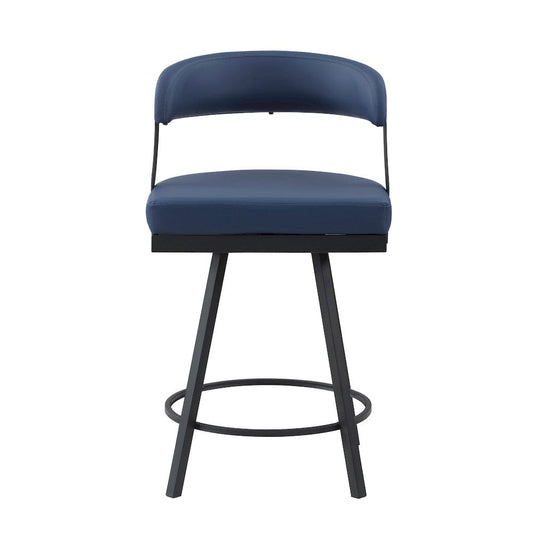 Homelegance  - Crowley Swivel Counter Height Chair in Blue - 5565-24BU  view 1