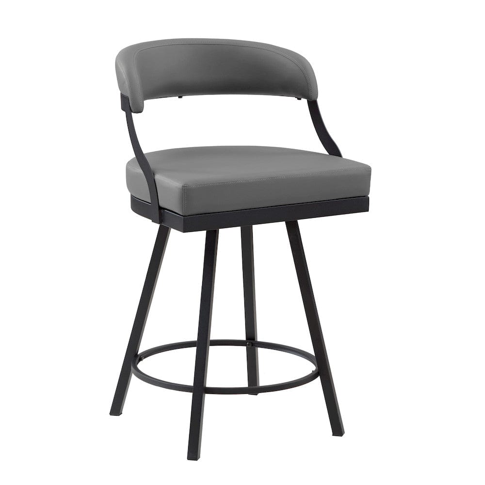Homelegance  - Crowley Swivel Counter Height Chair in Gray - 5565-24GY  view 1