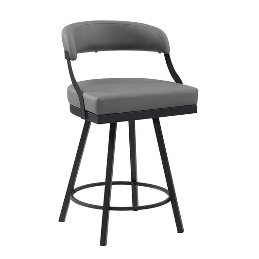 Homelegance  - Crowley Swivel Counter Height Chair in Gray - 5565-24GY  view 1