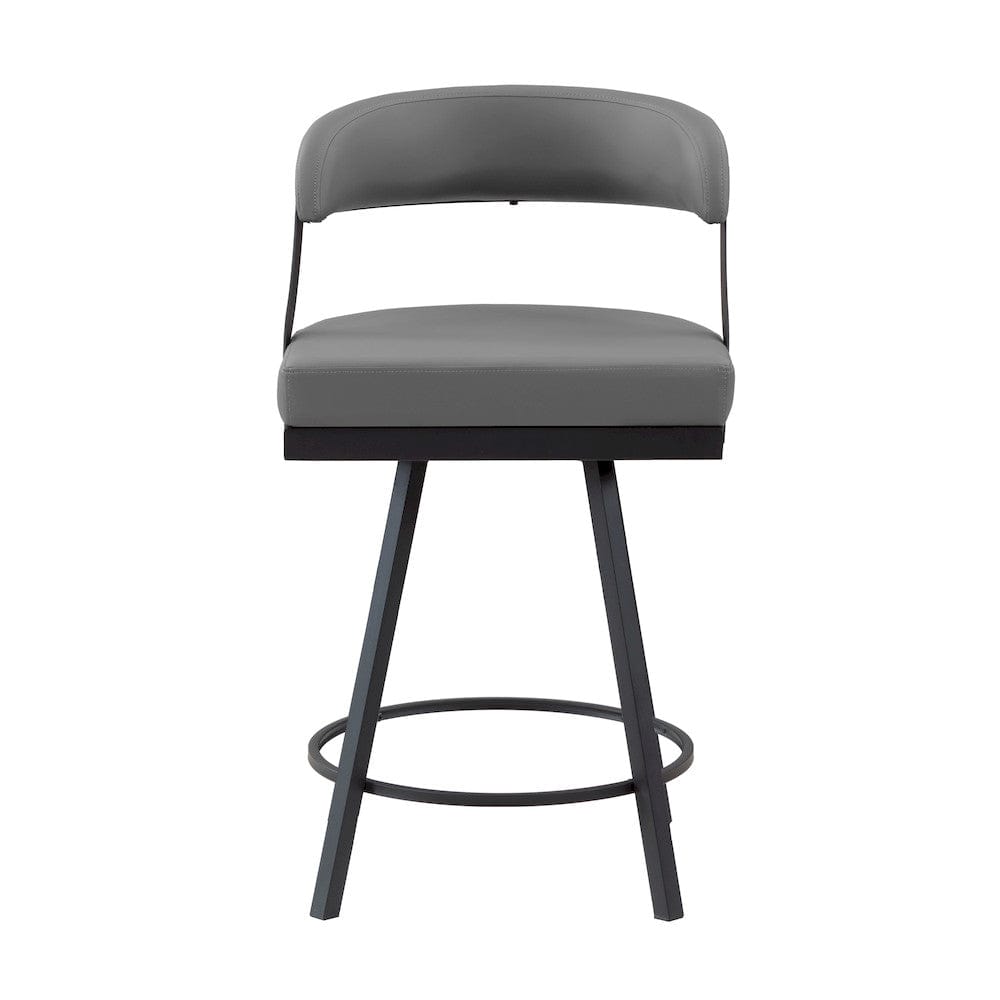 Homelegance  - Crowley Swivel Counter Height Chair in Gray - 5565-24GY  view 3