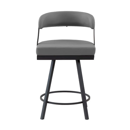 Homelegance  - Crowley Swivel Counter Height Chair in Gray - 5565-24GY  view 3