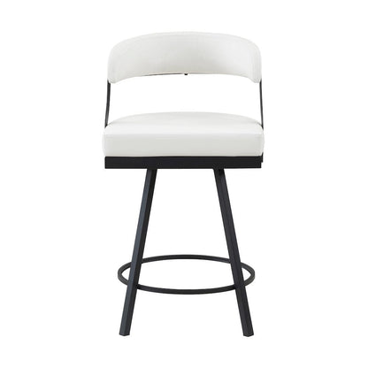 Homelegance  - Crowley Swivel Counter Height Chair in White - 5565-24WT  view 1