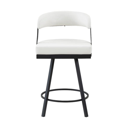 Homelegance  - Crowley Swivel Counter Height Chair in White - 5565-24WT  view 1