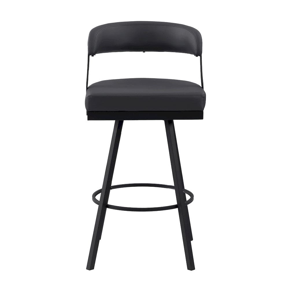 Homelegance  - Crowley Swivel Pub Height Chair in Black - 5565-29BK  view 1
