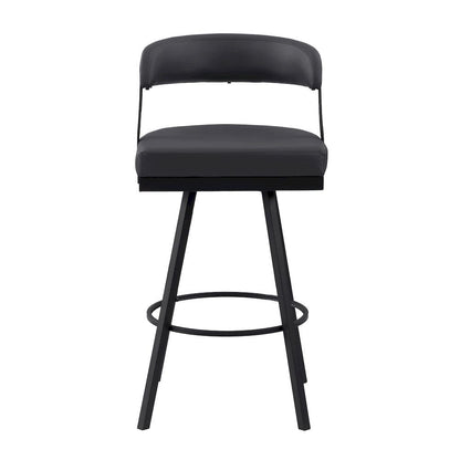 Homelegance  - Crowley Swivel Pub Height Chair in Black - 5565-29BK  view 1