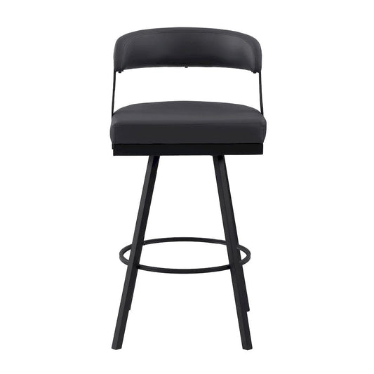 Homelegance  - Crowley Swivel Pub Height Chair in Black - 5565-29BK  view 1