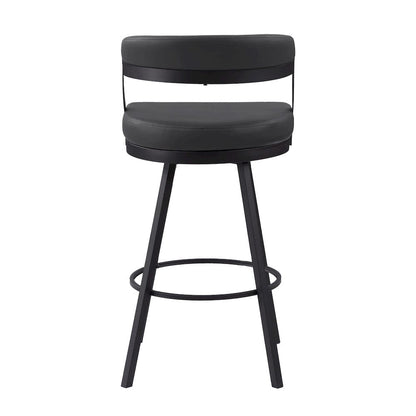 Homelegance  - Crowley Swivel Pub Height Chair in Black - 5565-29BK  view 3