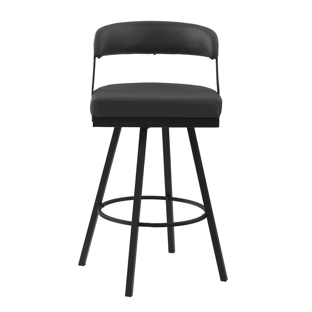 Homelegance  - Crowley Swivel Pub Height Chair in Black - 5565-29BK  view 4