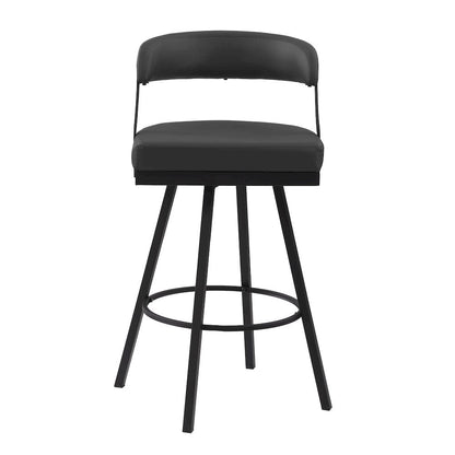 Homelegance  - Crowley Swivel Pub Height Chair in Black - 5565-29BK  view 4