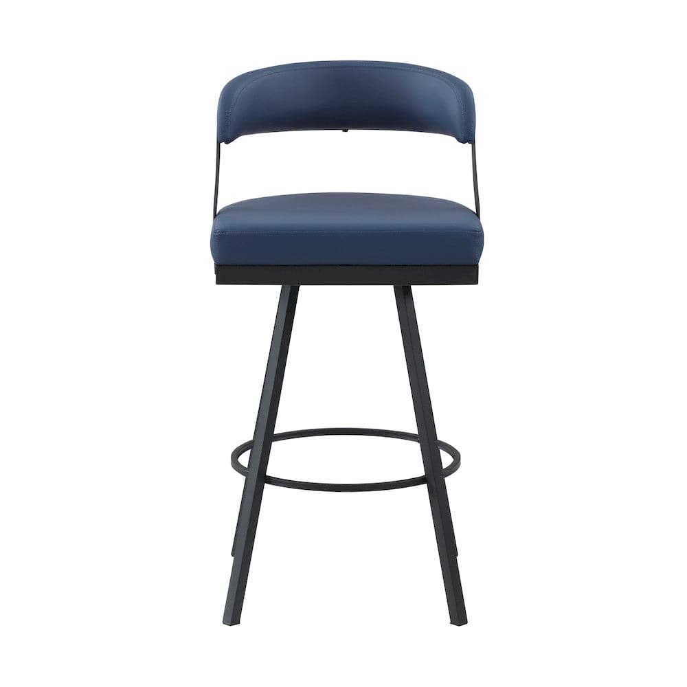 Homelegance  - Crowley Swivel Pub Height Chair in Blue - 5565-29BU  view 1