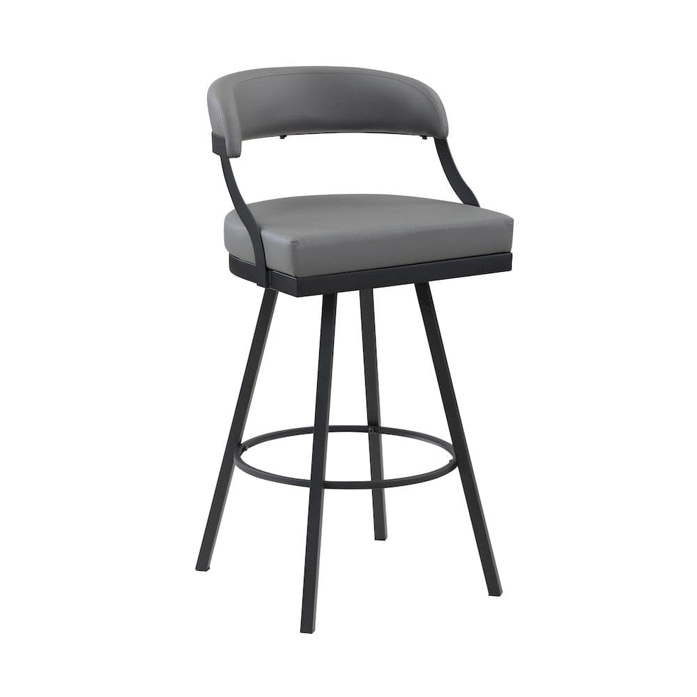 Homelegance  - Crowley Swivel Pub Height Chair in Gray - 5565-29GY  view 2