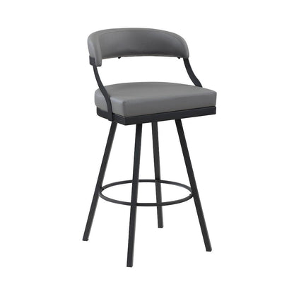 Homelegance  - Crowley Swivel Pub Height Chair in Gray - 5565-29GY  view 2
