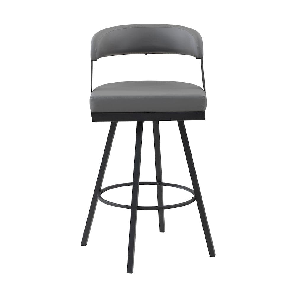 Homelegance  - Crowley Swivel Pub Height Chair in Gray - 5565-29GY  view 4