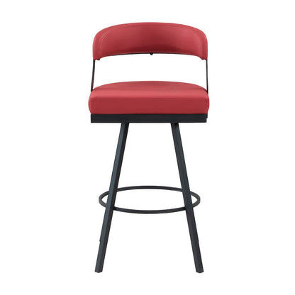 Homelegance  - Crowley Swivel Pub Height Chair in Red - 5565-29RD  view 1