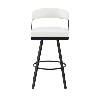 Homelegance  - Crowley Swivel Pub Height Chair in White - 5565-29WT  view 1