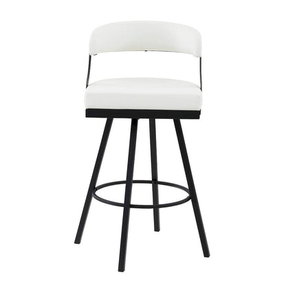 Homelegance  - Crowley Swivel Pub Height Chair in White - 5565-29WT  view 4