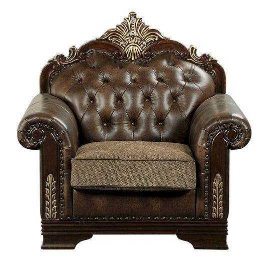 Homelegance  - Croydon Chair in Brown - 9815-1x  view 1