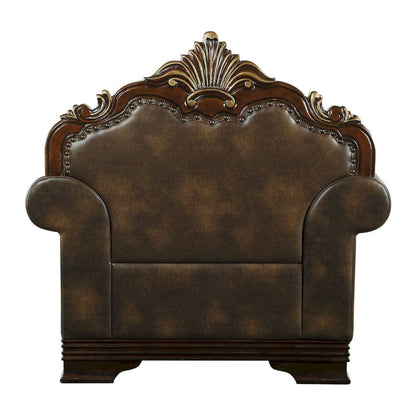 Homelegance  - Croydon Chair in Brown - 9815-1x  view 6