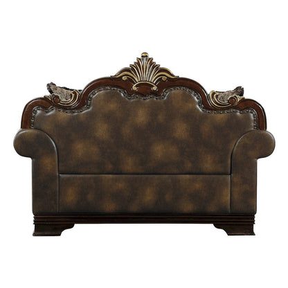 Homelegance  - Croydon Love Seat in Brown - 9815-2x  view 9