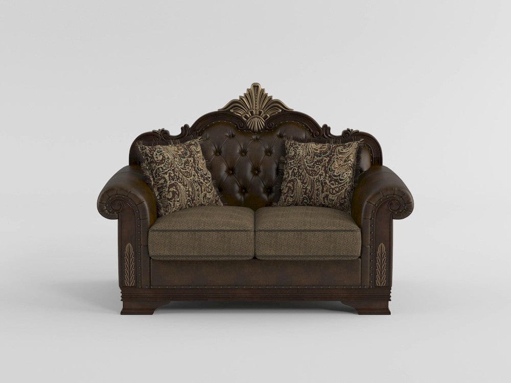 Homelegance  - Croydon Love Seat in Brown - 9815-2x  view 11