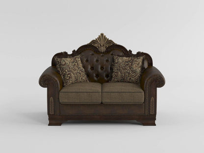 Homelegance  - Croydon Love Seat in Brown - 9815-2x  view 11