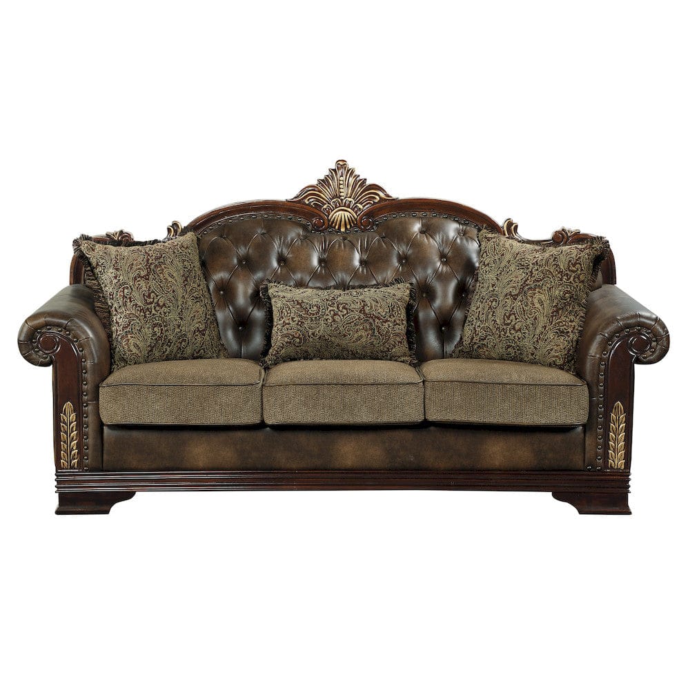 Homelegance  - Croydon Sofa in Brown - 9815-3x  view 1