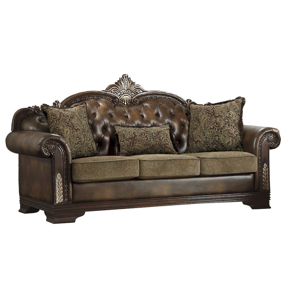 Homelegance  - Croydon Sofa in Brown - 9815-3x  view 4